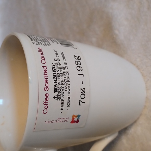 Coffee cup, coffee scented candle 7 oz. Candle - Picture 3 of 3